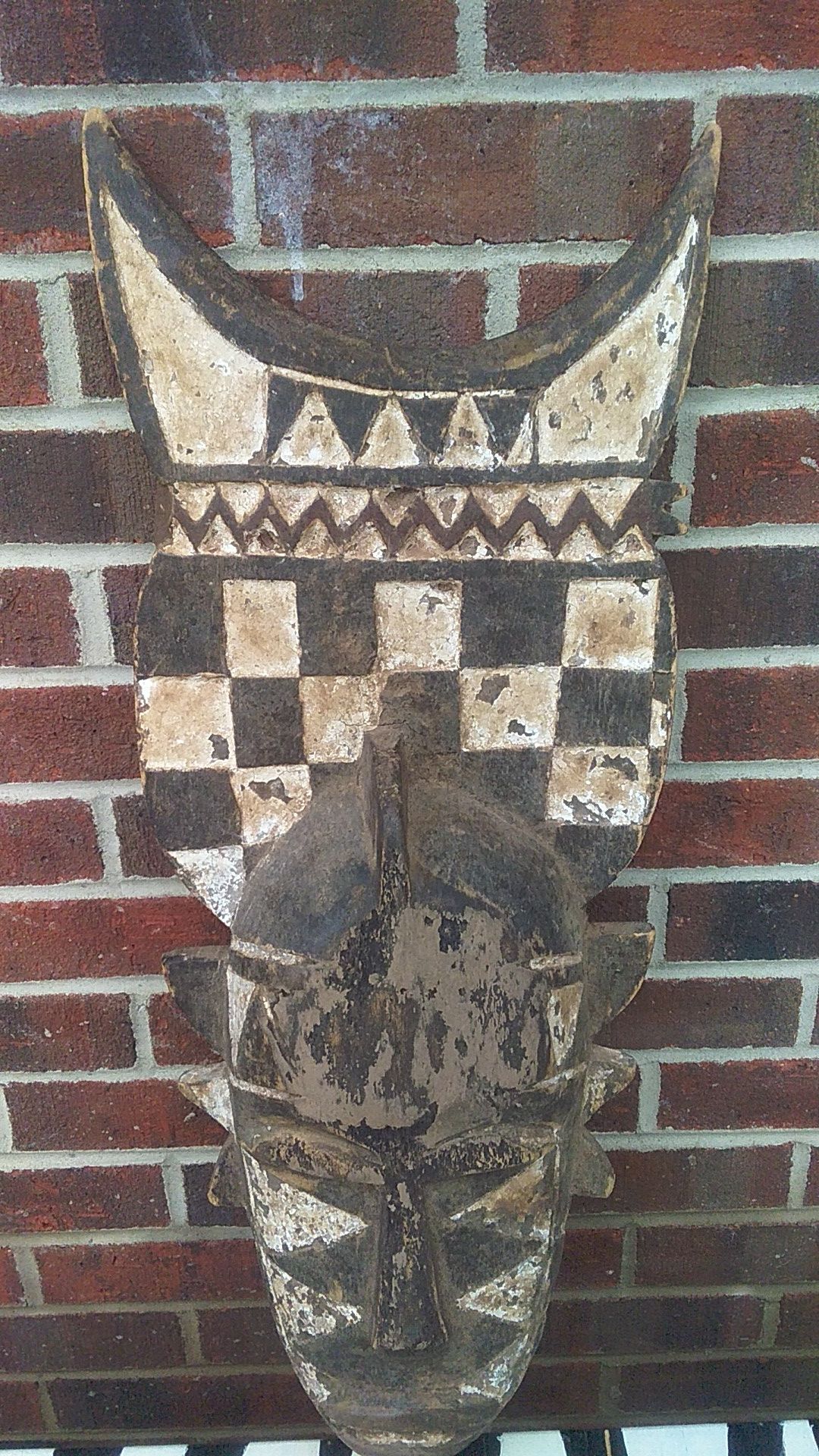 African tribal masks from Guyana