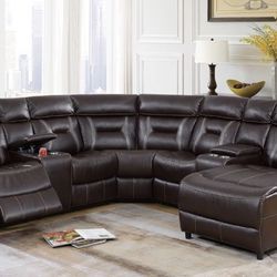 Sectional Recliner Sofa Set 