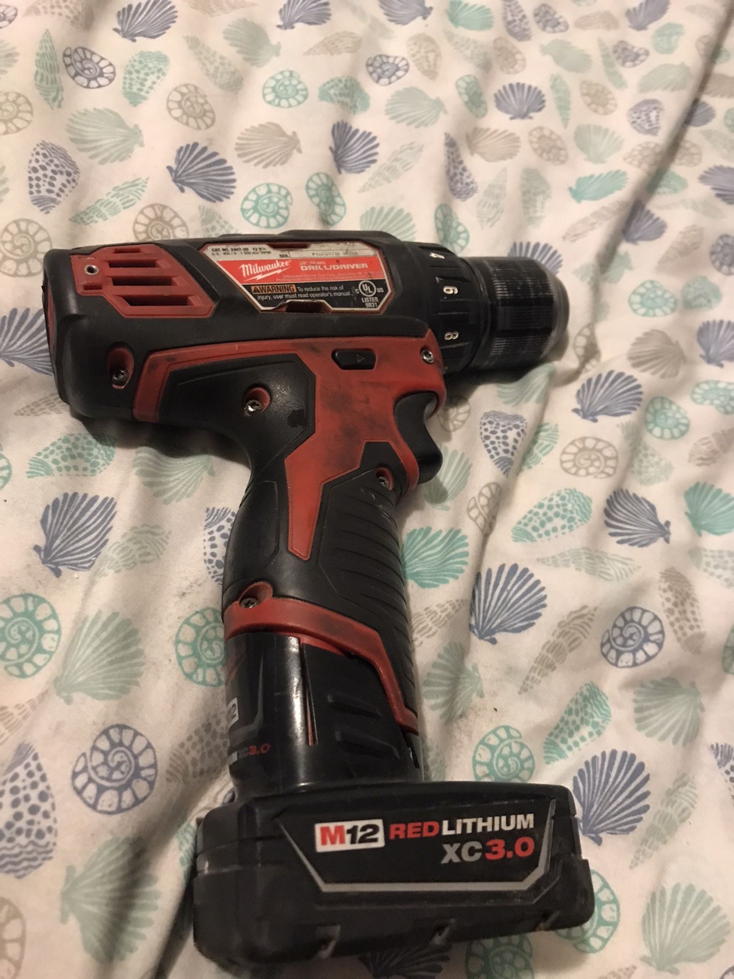 Milwaukee Drill& Battery 