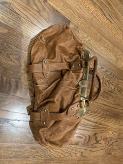 All saints brown leather bag purse