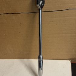 Snap-on Tools FL100 3/8" Drive 100 Tooth Chrome 12" Long Fixed Ratchet USA 