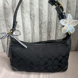 Coach Signature Small Duffle Shoulder Bag