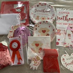 "A Little Sweetheart Is On the Way" Baby Shower Decorations
