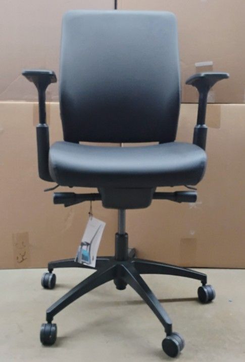 Brand New SitOnIt Amplify Black Leather Office Chair Fully Adjustable - Still Available