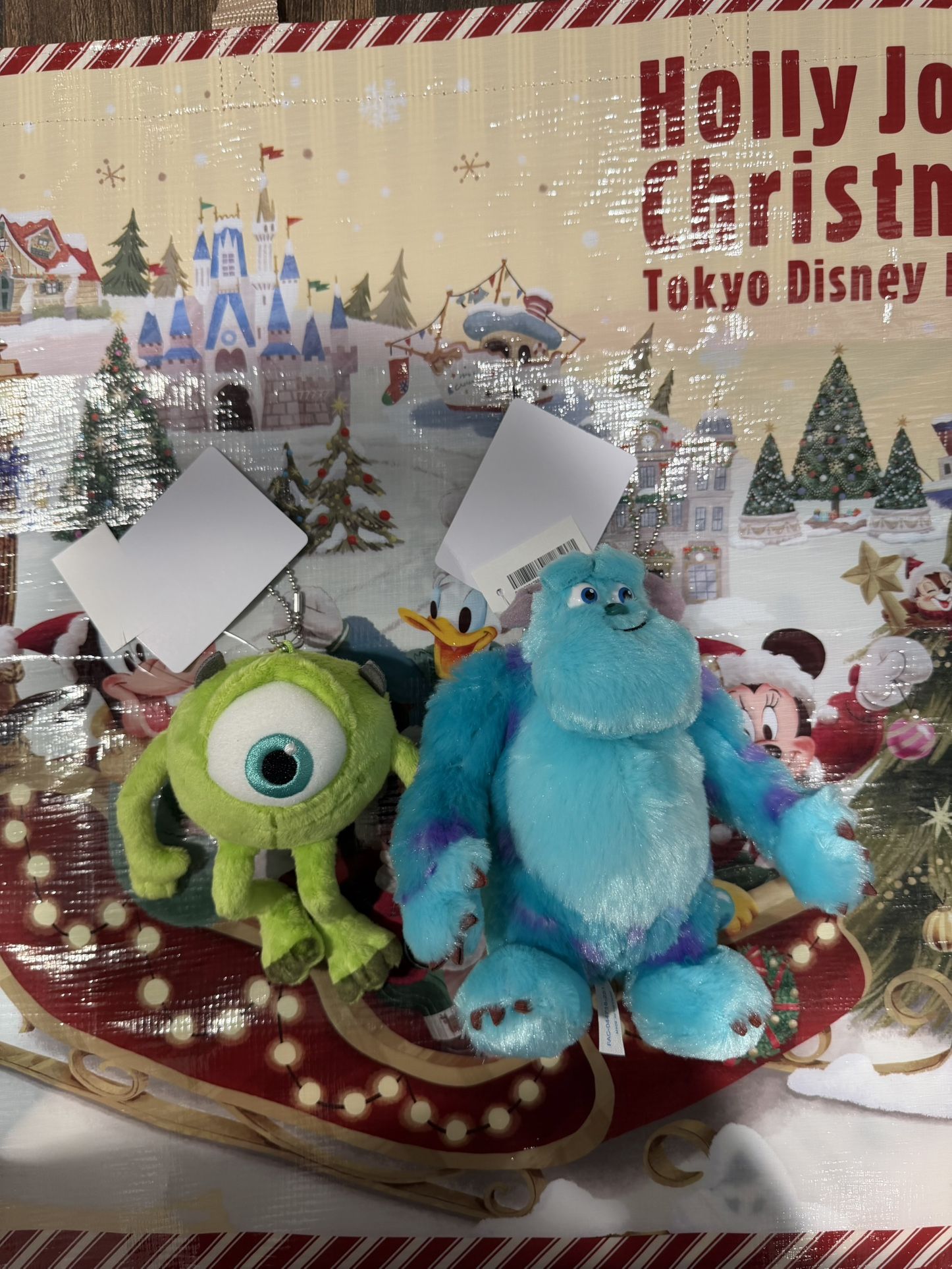 Tokyo Disney Monsters Inc Plushie Keychain/Pin/Ornament