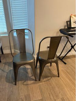 Metal Silver chairs