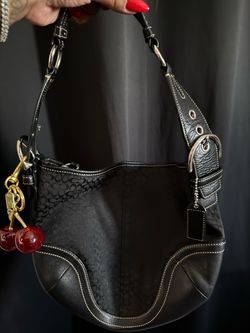 Coach Black Hobo Bag