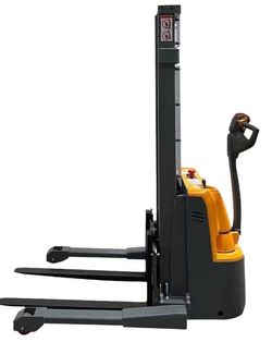 Used Full Electric Straddle Stacker A-3021 | 118" Lift Height