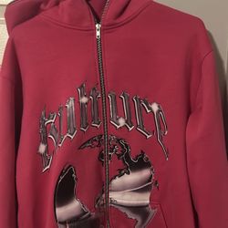 Pink full zip jacket size XL