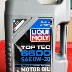 LIQUI MOLY TOP TEC 6600 SAE OW-20 $40 Each 5L. I Have Plenty Of 5L Available 