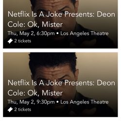 Deon Cole May 2nd Tickets 