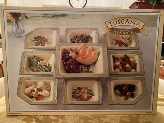 Toscana Nine Piece Serving Set (NEW)