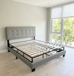 Queen Bed Frame + Box Spring