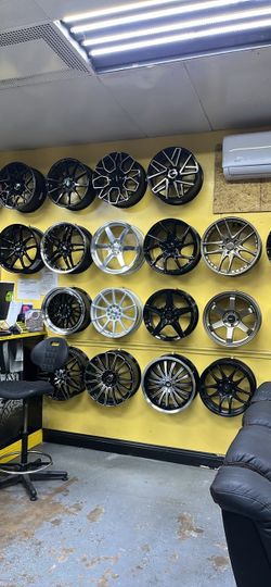 COMPACT CAR WHEELS AND TIRES $40 DOWN