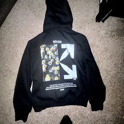Off-White™ Arrow Hoodie – White / Black – Size S – New with Tags