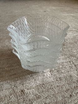 5 Pcs Glass Bowls
