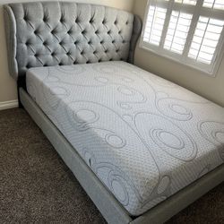 Queen Bed With Memory Foam Mattress Only $550