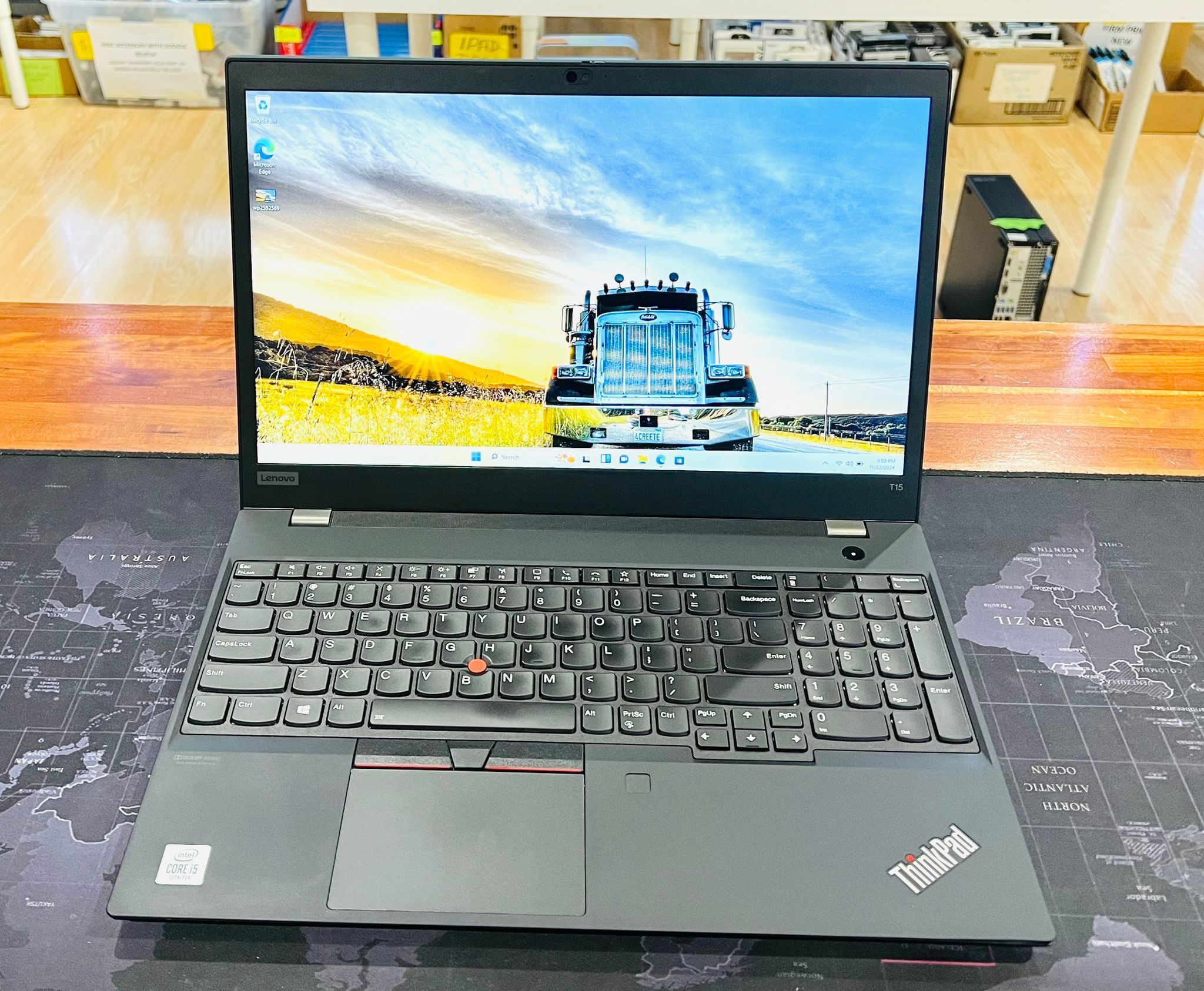 Lenovo T15 15.6” Touchscreen Core i5 10th Gen 2.11Ghz 16GB 256GB Windows 11 Pro Laptop