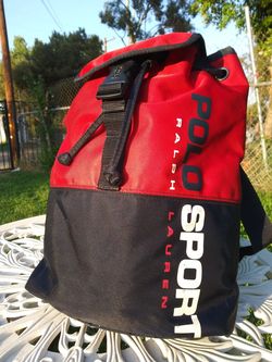 Vintage Polo sport canvas mini 🎒backpack