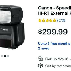Canon - Speedlite 430EX III-RT External Flash

