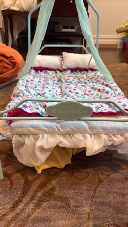 American Girl Doll Bed / Canopy