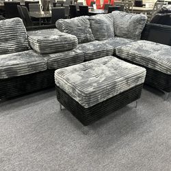 Brand New Sectional Sofa With Storage Ottoman, And Free Delivery