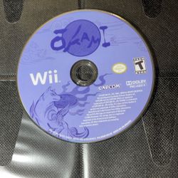 Okami Game Disc And Manual For Nintendo Wii 