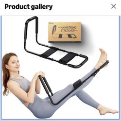Hamstring Stretcher for Knee Extension & Pain Relief, Adjustable Low Back, Calf, Leg & Hip Stretching Device for Flexibility, ACL Surgery Recovery Phy