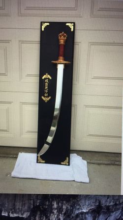 Chinese Wall Mounted Sword