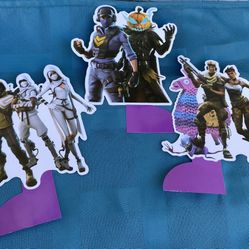 Battle Royal Gaming Birthday Party Honeycombs 9 Pcs