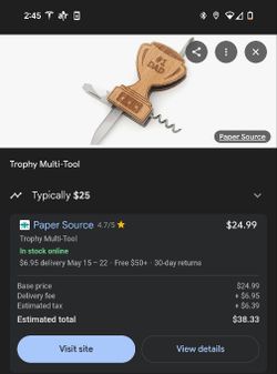 #1 Dad Trophy Mult-tool