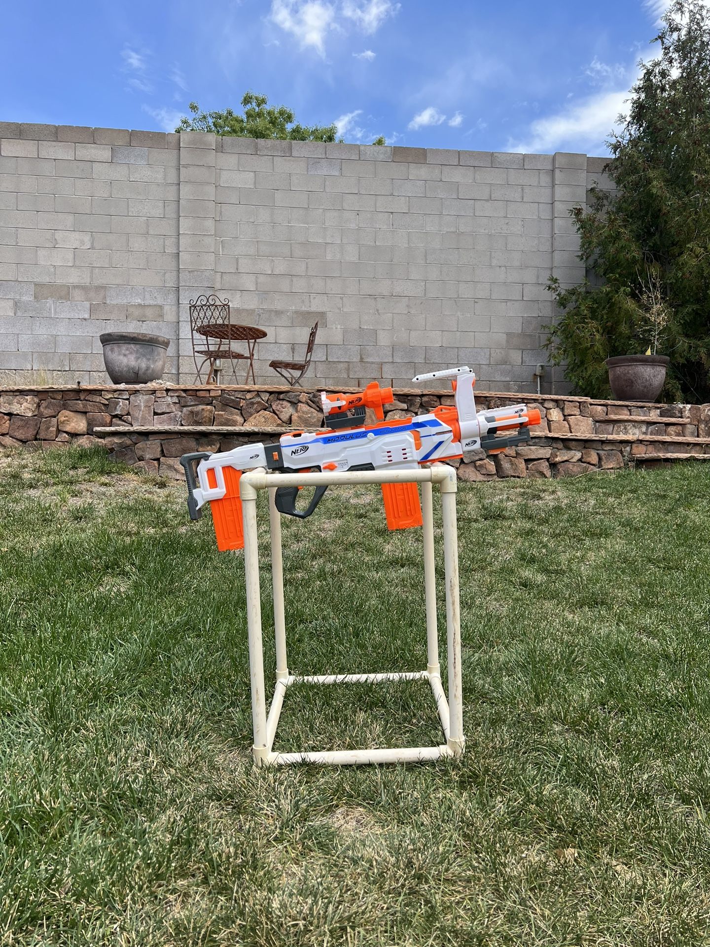 Nerf Modulus Retaliator with all attachments GOOD CONDTION