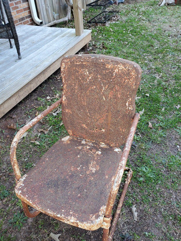 Vintage Metal Outdoor Chair