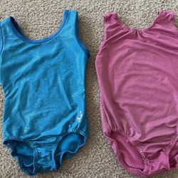 Girls gymnastics Leotards Size 4-5