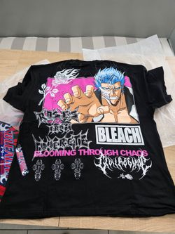 Civilregime x Bleach Grimmjow American Classic Oversized Tee In  Black 2XL