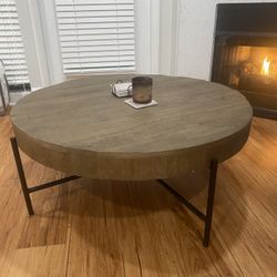 Dunkin round 2024 coffee table
