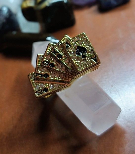 Ace Flush Poker Ring 