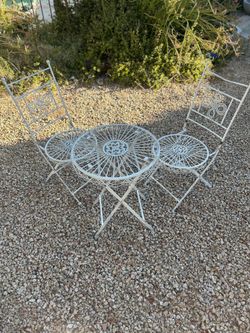 Metal Bistro Set -Child Size