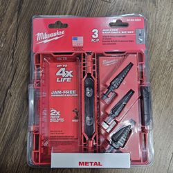 Milwaukee Stepbits 3pcs 