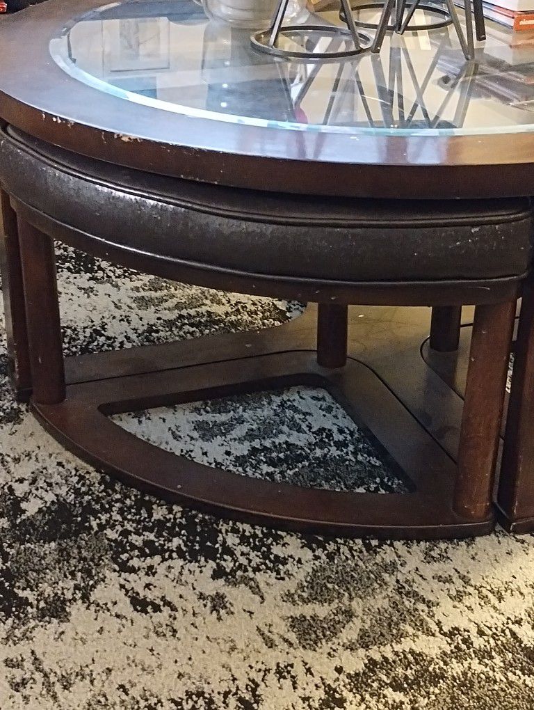 Coffee Table With Class Top