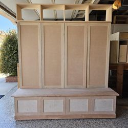 Mudroom Bench With Closets