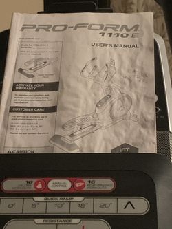 ProForm 1110 E Elliptical.