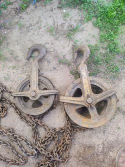 Blue Boy 1 1/2 Ton Block And Tackle.