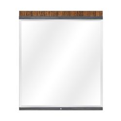 Kayner Charcoal Dresser Mirror with LED Lights