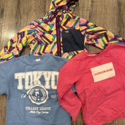 LL Bean Fleece, Calvin Klein & Zara Sweaters Girls
