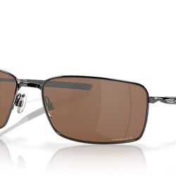 Oakley Square Wire Brown Lens Tungsten Ultralight Sunglasses OO4075-14 60
