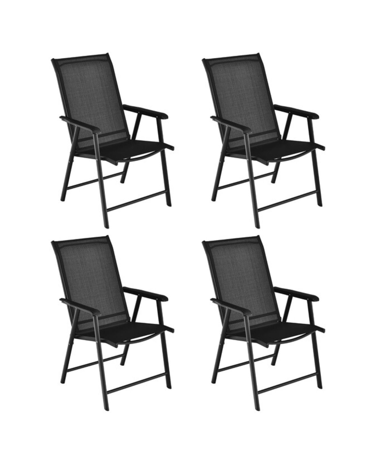 4 Foldables Patio Chairs