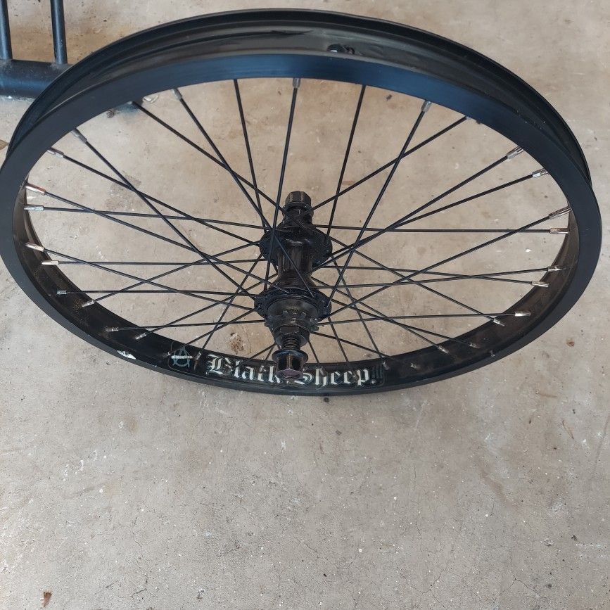 Alienation Black Sheep 20 Inch 9 Tooth Rear Wheel Bmx for