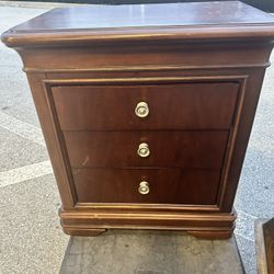 Wood Nightstand