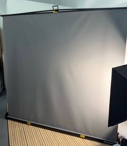 78.7 x 82.7” Gray RAUBAY Backdrop Screen, Collapsible Photo Background, Stand